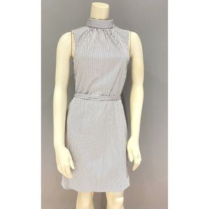 H&M sleeveless pinstripe dress